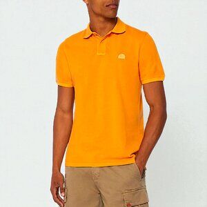 Sundek Grover polo in color 1 Sun yellow / orange embroidered logo Men's L NWT